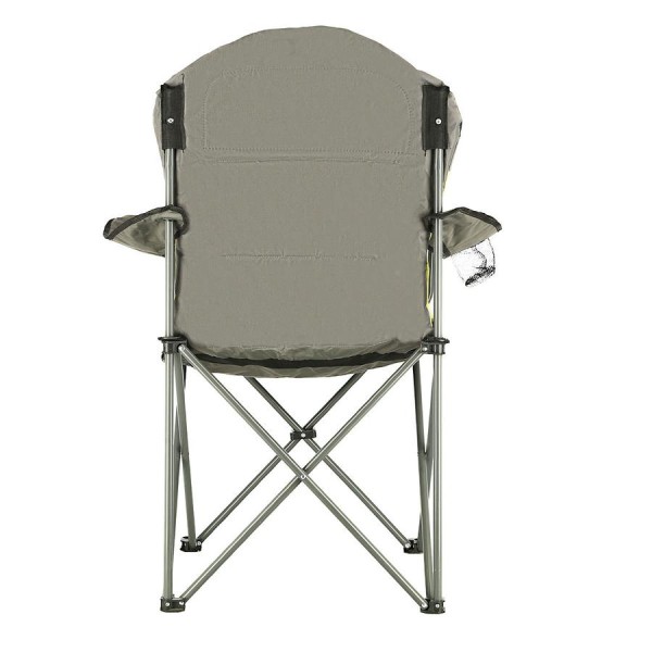 Крісло туристичне розкладне Nils Camp NC3188 сірий/лайм