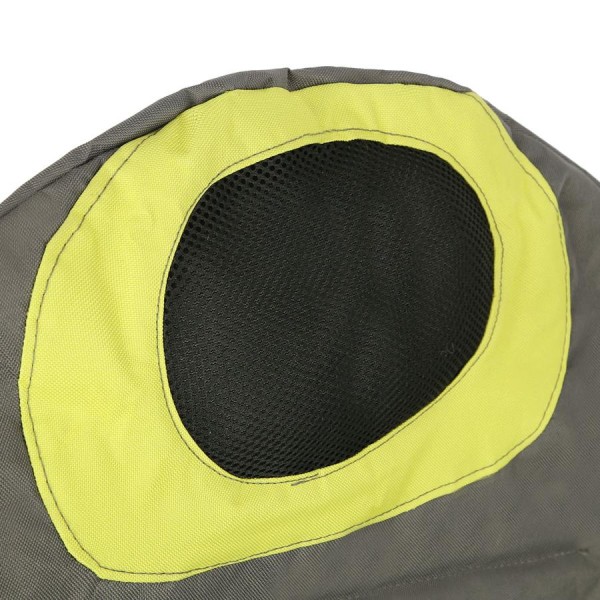 Крісло туристичне розкладне Nils Camp NC3188 сірий/лайм