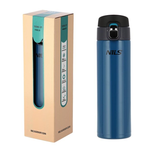 Термопляшка Nils NCB28 синя