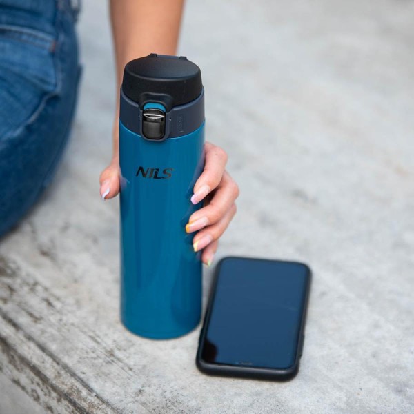 Термопляшка Nils NCB28 синя