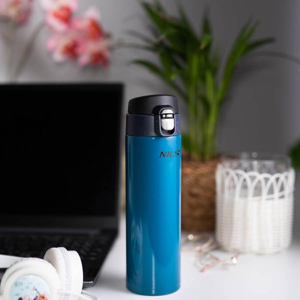 Термопляшка Nils NCB28 синя