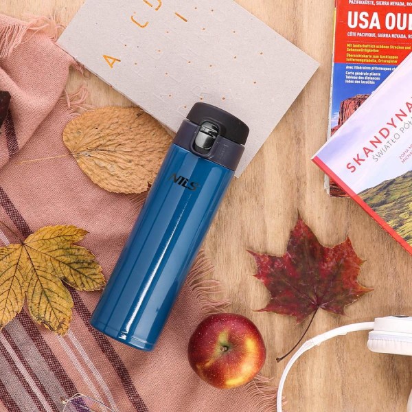 Термопляшка Nils NCB28 синя