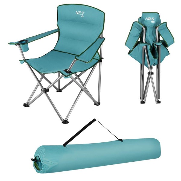 Крісло туристичне розкладне Nils Camp NC3079 зелений