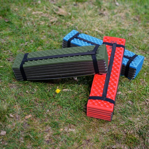 Карімат туристичний складаний Nils Camp NC1768 188см червоний