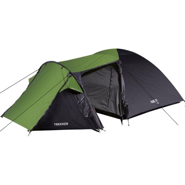 Туристичний намет Nils Camp NC6012 Trekker зелений-сірий