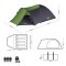 Туристичний намет Nils Camp NC6012 Trekker зелений-сірий
