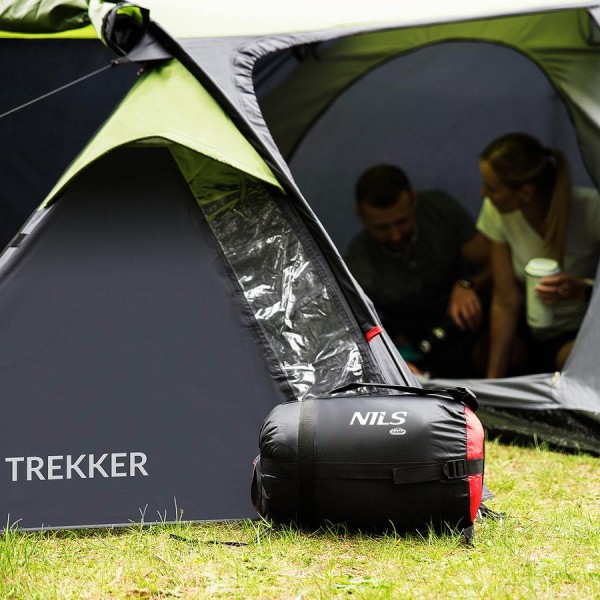 Туристичний намет Nils Camp NC6012 Trekker зелений-сірий