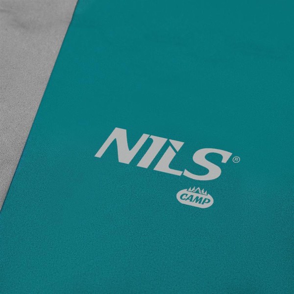 Самонадувний килимок Nils Camp NC4340 синій-сірий
