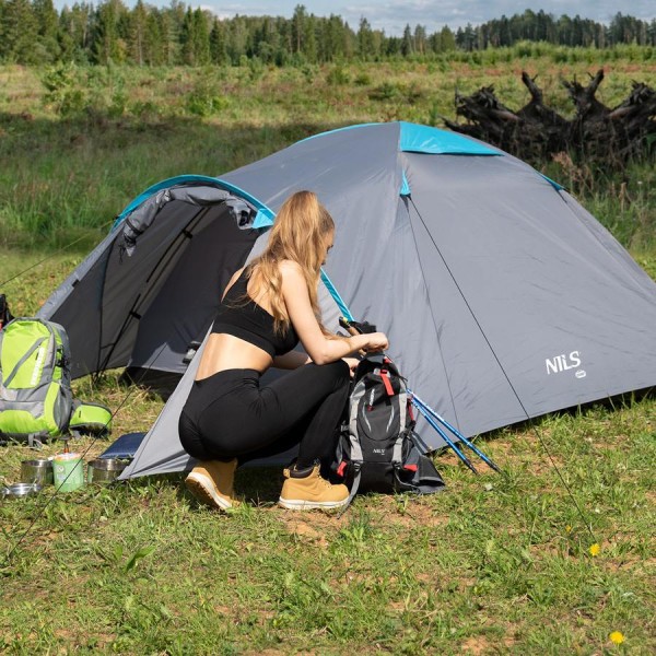 Туристичний намет Nils Camp NC6013 Rocker білий