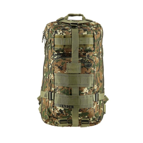 Рюкзак тактичний Nils Camp Defender CBT7204 зелений камуфляж