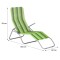 Пляжне крісло-лежак Nils NC3017 зелений