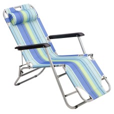 Пляжне крісло-лежак Nils NC3024 синій