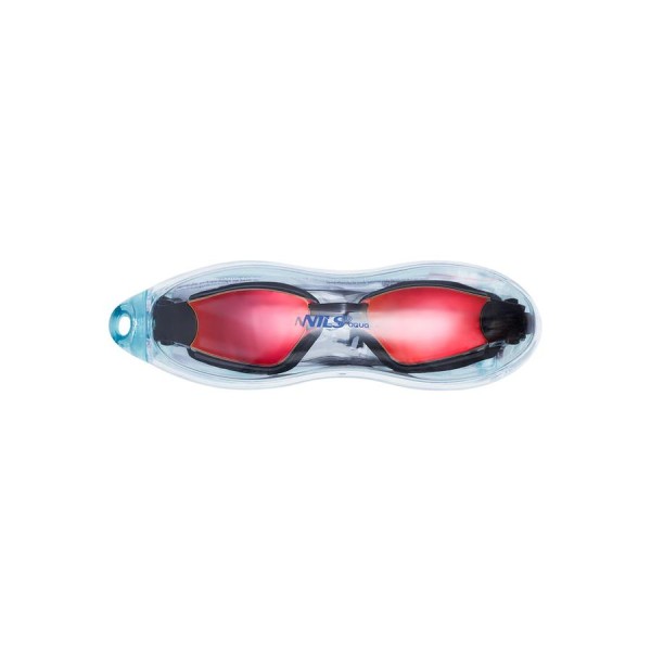 Окуляри для плавання Nils Aqua Racing NQG660MAF оранжеві