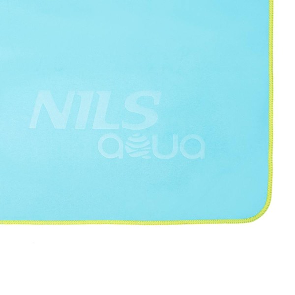 Рушник з мікрофібри Nils Aqua NAR12 180x100см синьо-зелений
