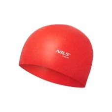 Шапочка для плавання Nils Aqua NQC RD01 червона