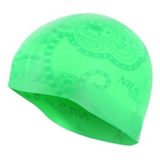 Шапочка для плавання жіноча G-Type Nils Aqua SE24 зелена