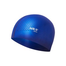 Шапочка для плавання з пухирцями Nils Aqua NQC темно-синя