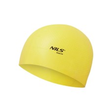 Шапочка для плавання з пухирцями Nils Aqua NQC жовта