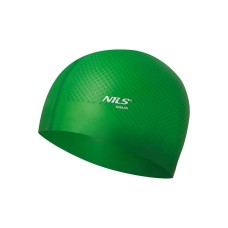 Шапочка для плавання з пухирцями Nils Aqua NQC зелена