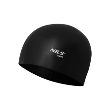 Шапочка для плавання Nils Aqua NQC BK01 чорна