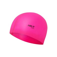 Шапочка для плавання Nils Aqua NQC PK01 рожева