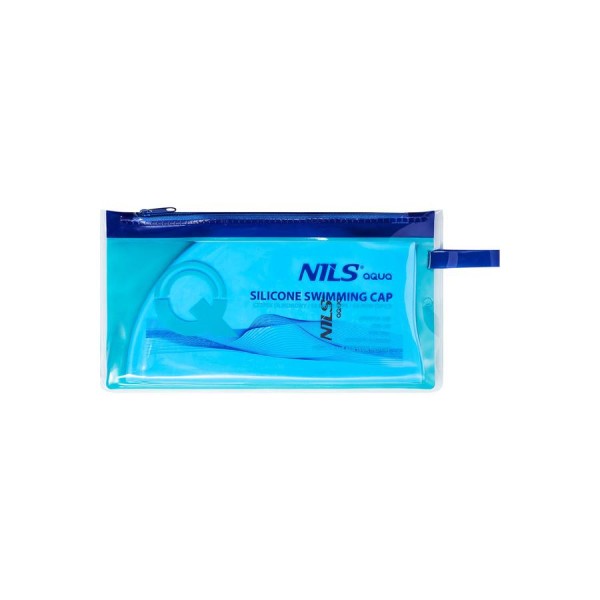 Шапочка для плавання Nils Aqua NQC BL02 синя