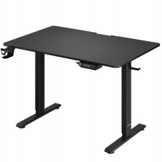 Комп'ютерний стіл з електрорегулюванням висоти Casaria 110x60см, чорний