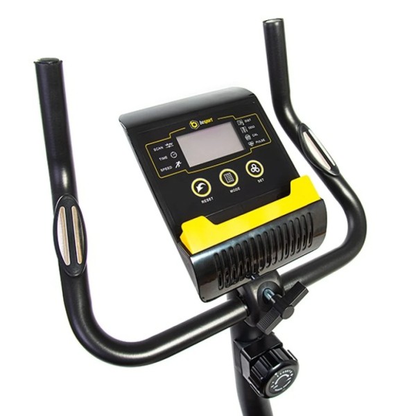 Велотренажер Besport BS-1006B GAINER магнітний чорно-жовтий