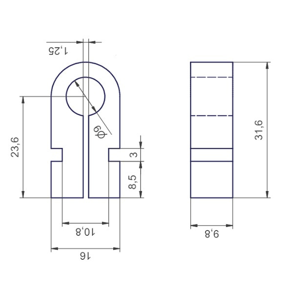 Затискач для сітки Interplastic Omega 100шт