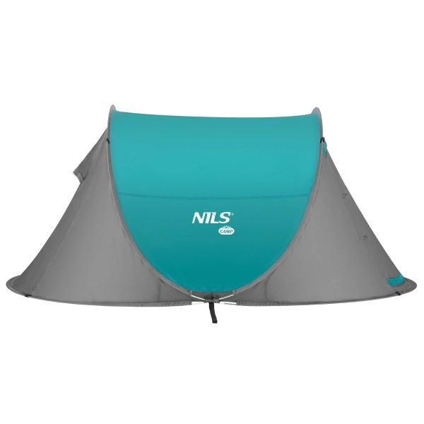 Саморозкладний намет на 2 особи Nils Camp NC3743, сіро-бірюзовий
