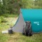 Саморозкладний намет на 2 особи Nils Camp NC3743, сіро-бірюзовий