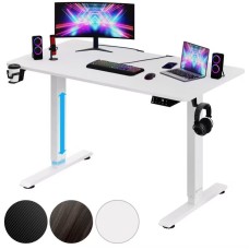 Комп'ютерний стіл з регулюванням висоти Casaria 110x60см, білий