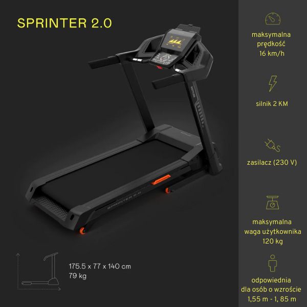 Бігова доріжка Kettler AXOS Sprinter 2.0