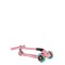 Дитячий самокат 3-7 років Globber Primo Foldable Lights, пастельно-рожевий (432-211-3)