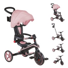 Дитячий велосипед-візок 4в1 Globber Explorer Trike Foldable, рожевий (732-210)