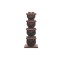 Стійка з гантелями 2-8кг NOHRD SwingBell Tower Oak Vintage, шкіра