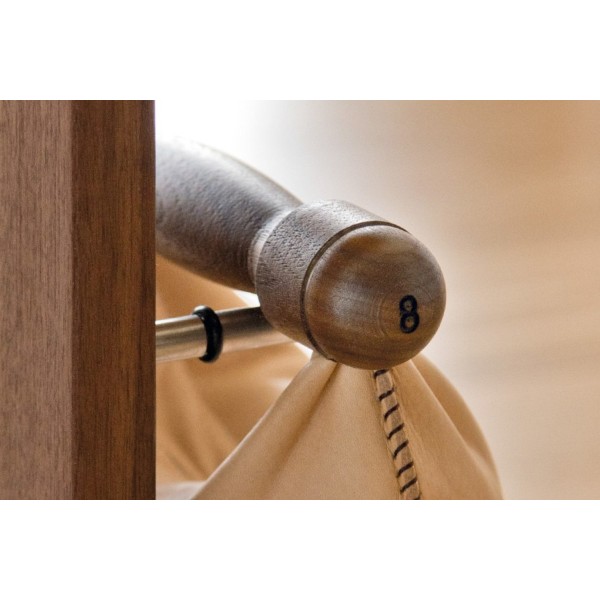Стійка з гантелями 2-8кг NOHRD SwingBell Tower Oak Vintage, шкіра