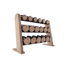 Гантельний ряд зі стійкою NOHrD Dumbbells Oak Vintage