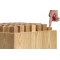 Дерев'яне масажне крісло NOHRD HedgeHock Stool Oak Vintage