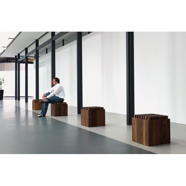 Дерев'яне масажне крісло NOHRD HedgeHock Stool Oak Vintage