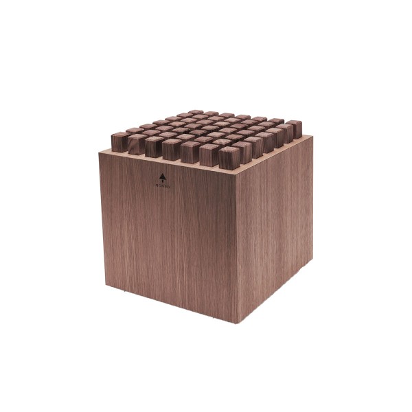 Дерев'яне масажне крісло NOHRD HedgeHock Stool Oak Vintage