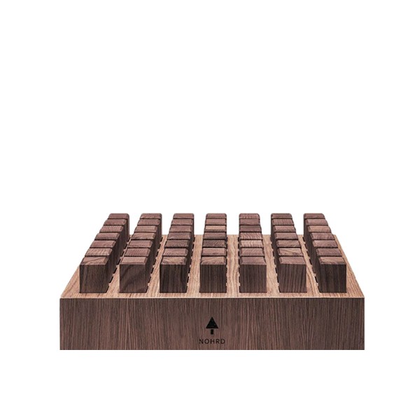 Дерев'яне масажне крісло NOHRD HedgeHock Stool Oak Vintage