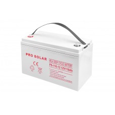 Акумулятор гелевий Volt Polska Gel Deep Cycle VPro Solar 12V 110A/год VRLA (6AKXDEEP10)