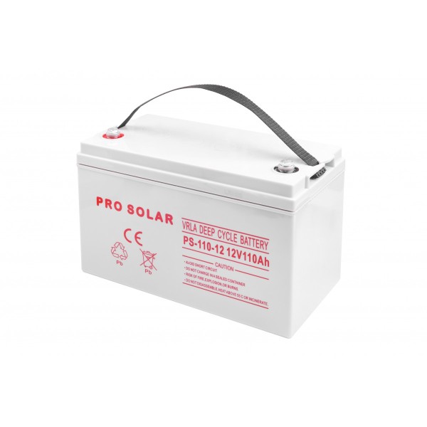 Акумулятор гелевий Volt Polska Gel Deep Cycle VPro Solar 12V 110A/год VRLA