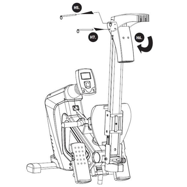 Магнітний гребний тренажер KETTLER AXOS Rower 2.0 BLACK