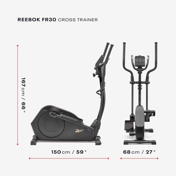 Орбітрек REEBOK FR30 Crosstrainer, чорний