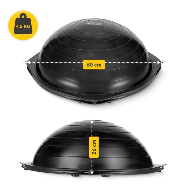 Балансувальна платформа 4Fizjo Balance Ball, чорний