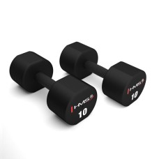 Гантелі 2x10кг поліуретанові HMS HPT10