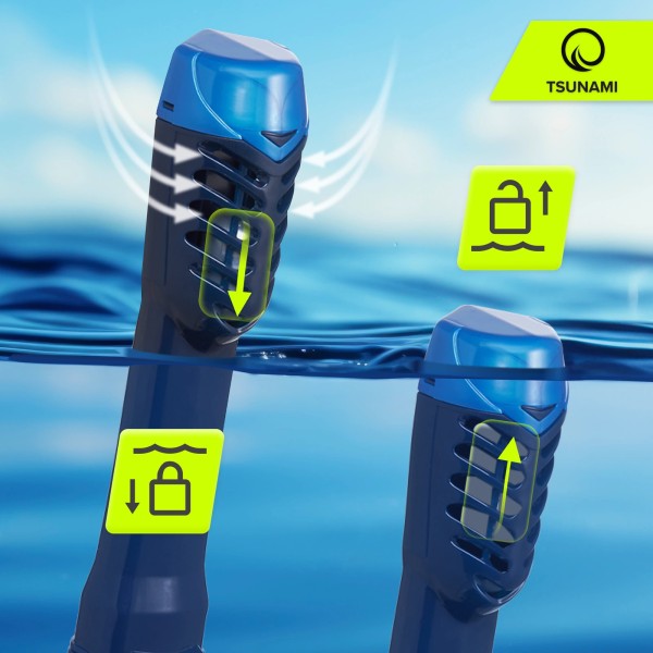 Маска для дайвінгу TSUNAMI PRO L/XL