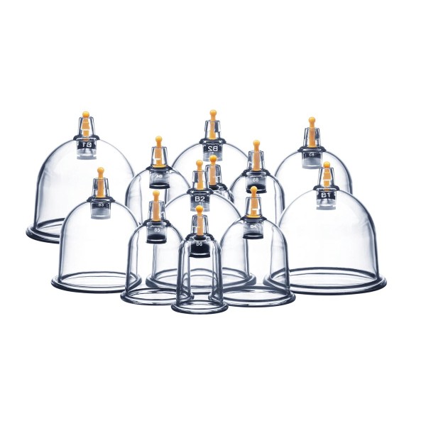 Масажні банки Fizio, 12 шт